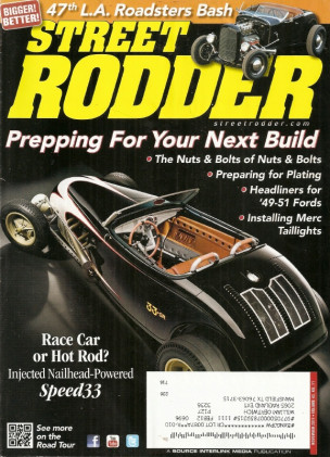 STREET RODDER 2011 NOV - RE-CHROMING, CUSTOM HEADLINERS FOR OLDER CARS